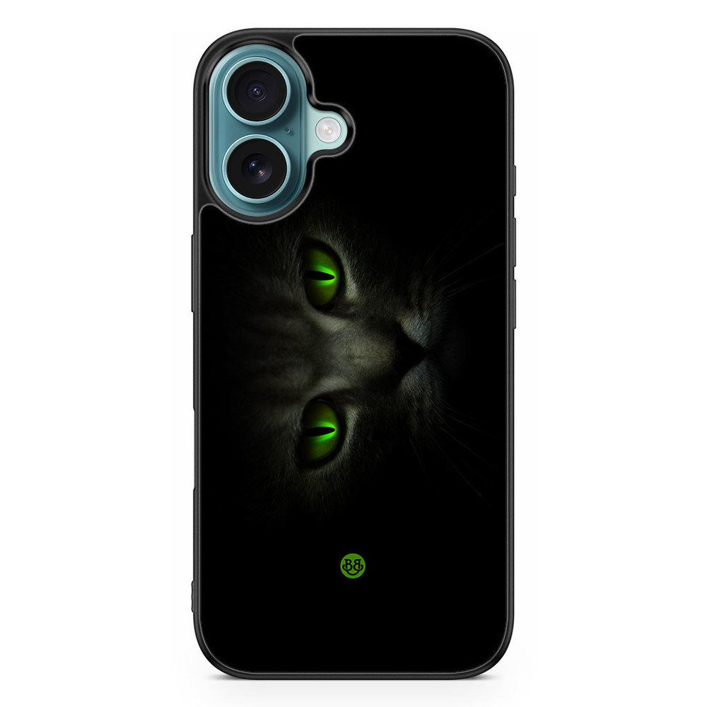 iPhone 16 Case - Green Cat Eyes