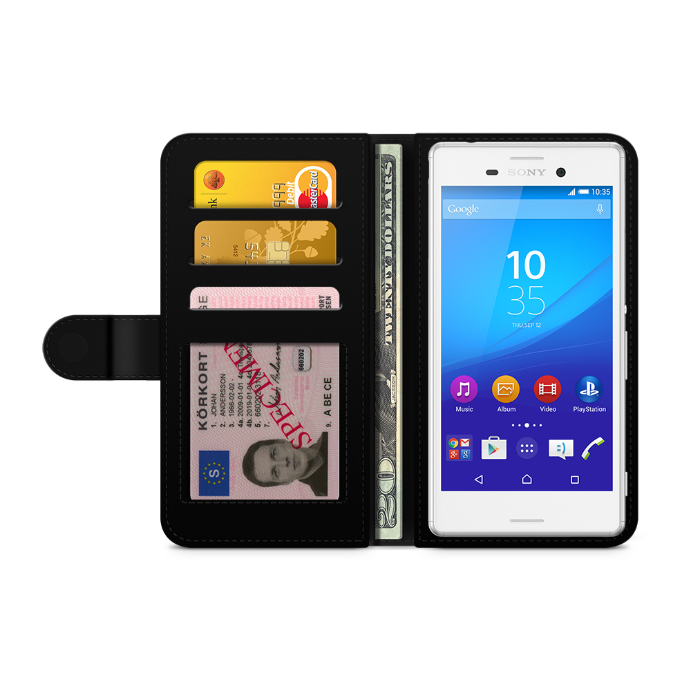 Sony Xperia M4 Aqua Wallet Case - Comet  - 2