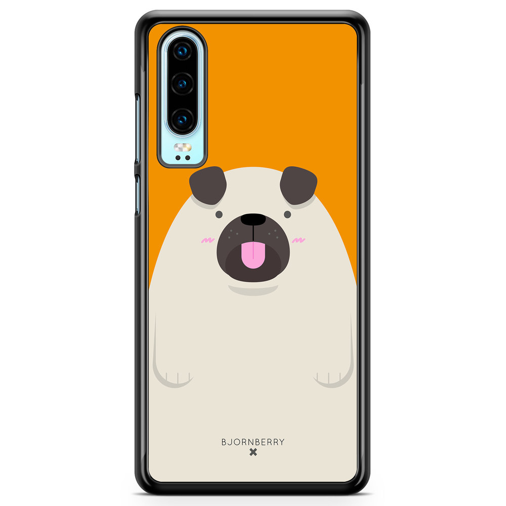 Huawei P30 Skal - Fet Mops