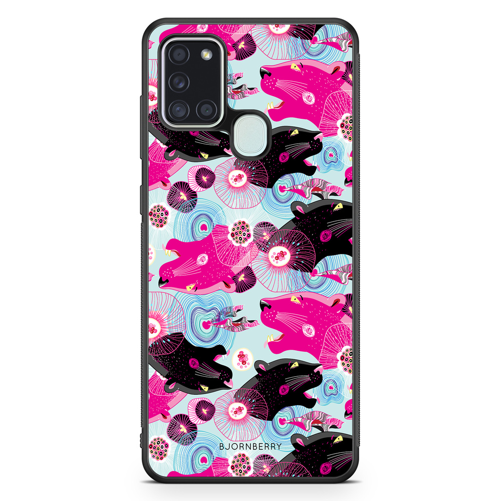 Samsung Galaxy A21s Case - Panther Pattern