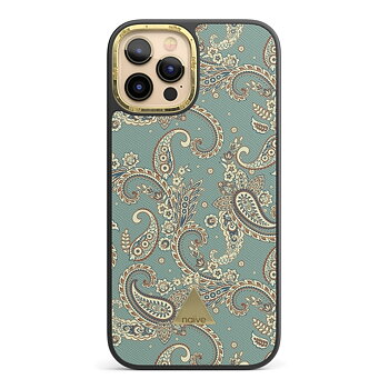 Naive iPhone 12 Pro Case - Paisley Green
