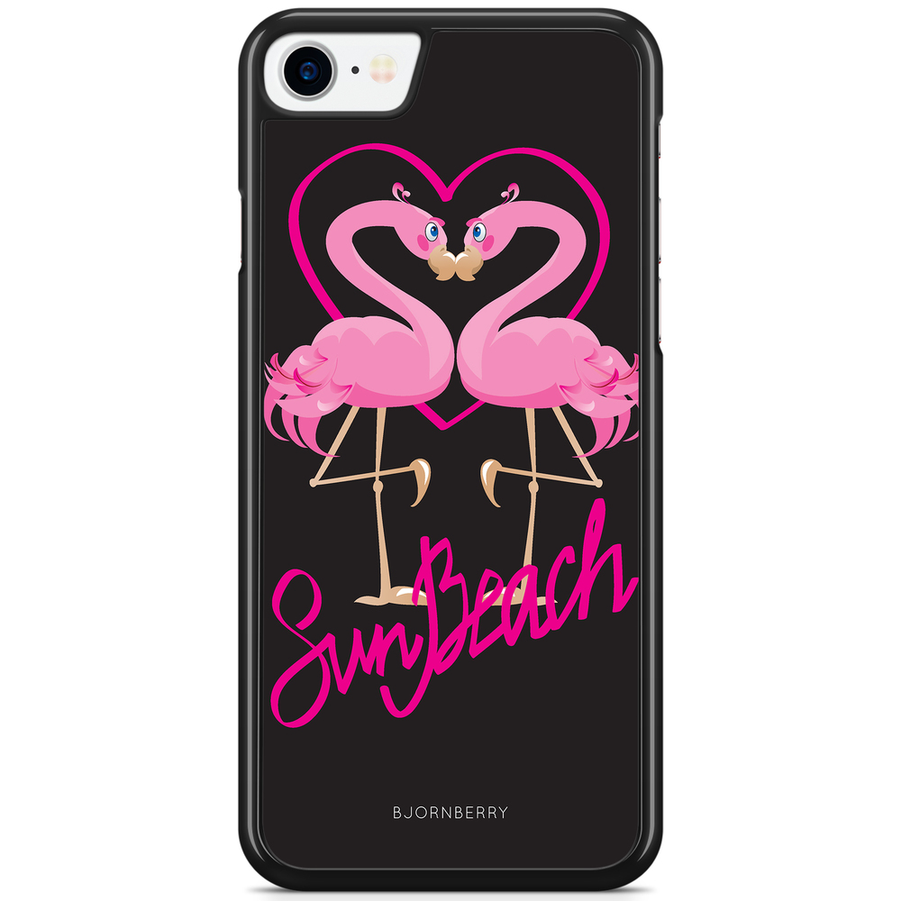 iPhone 8 / iPhone SE (2022/2020) Case - Sun Beach Flamingo