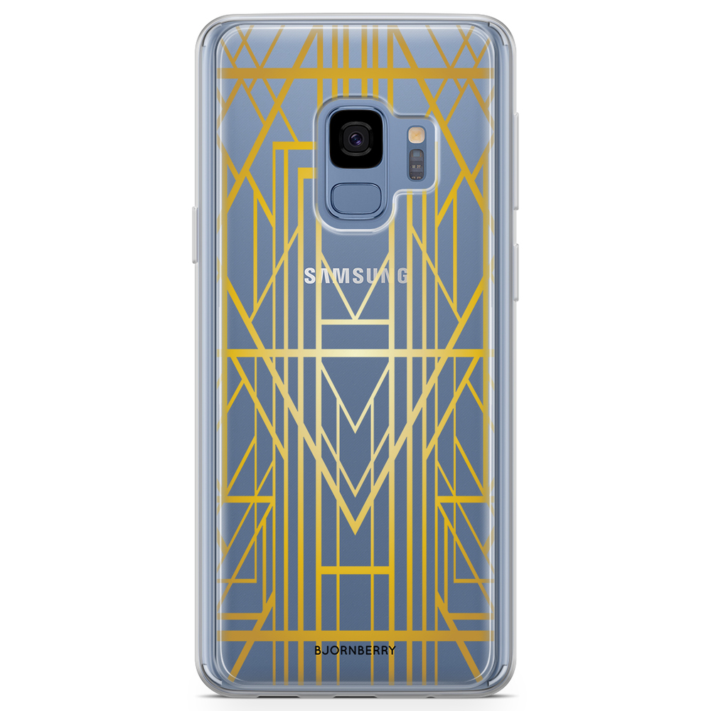 Samsung Galaxy S9 Fashion Case - Golden Pattern
