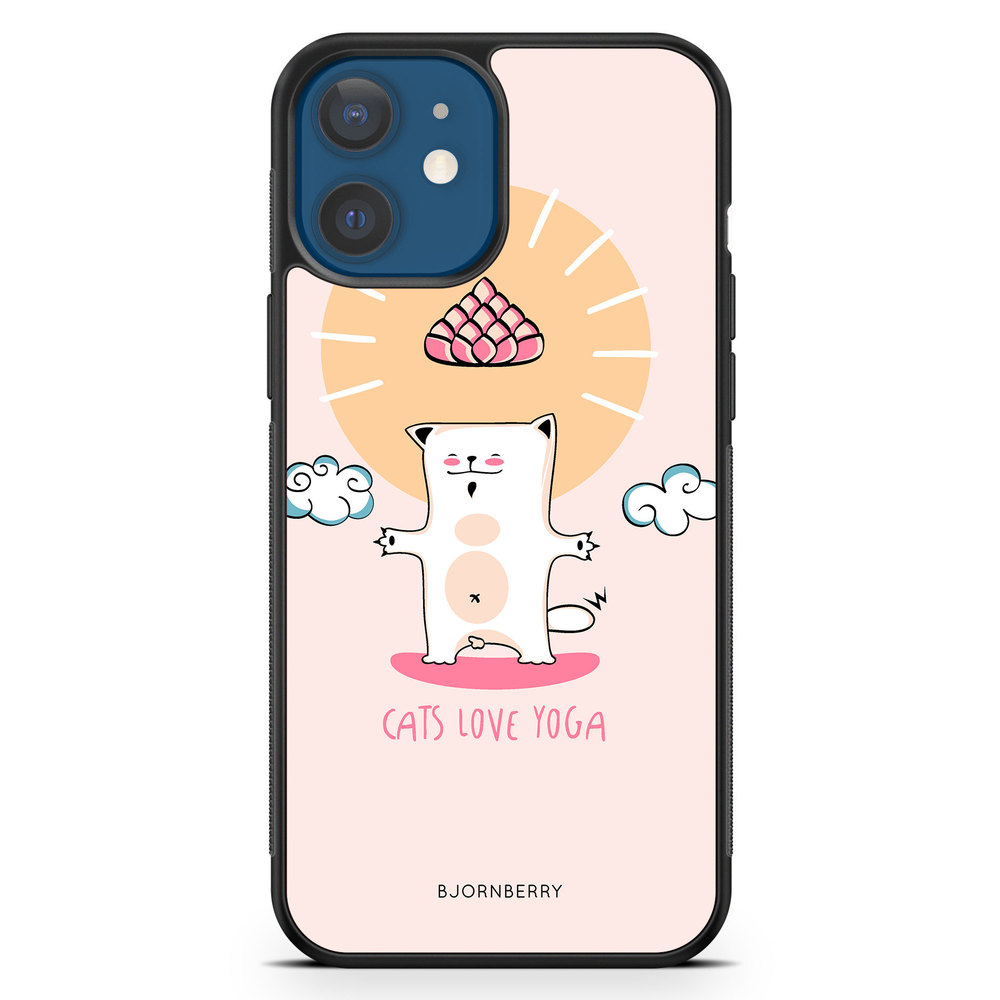 iPhone 12 Mini Case - Yoga Cat Nr1