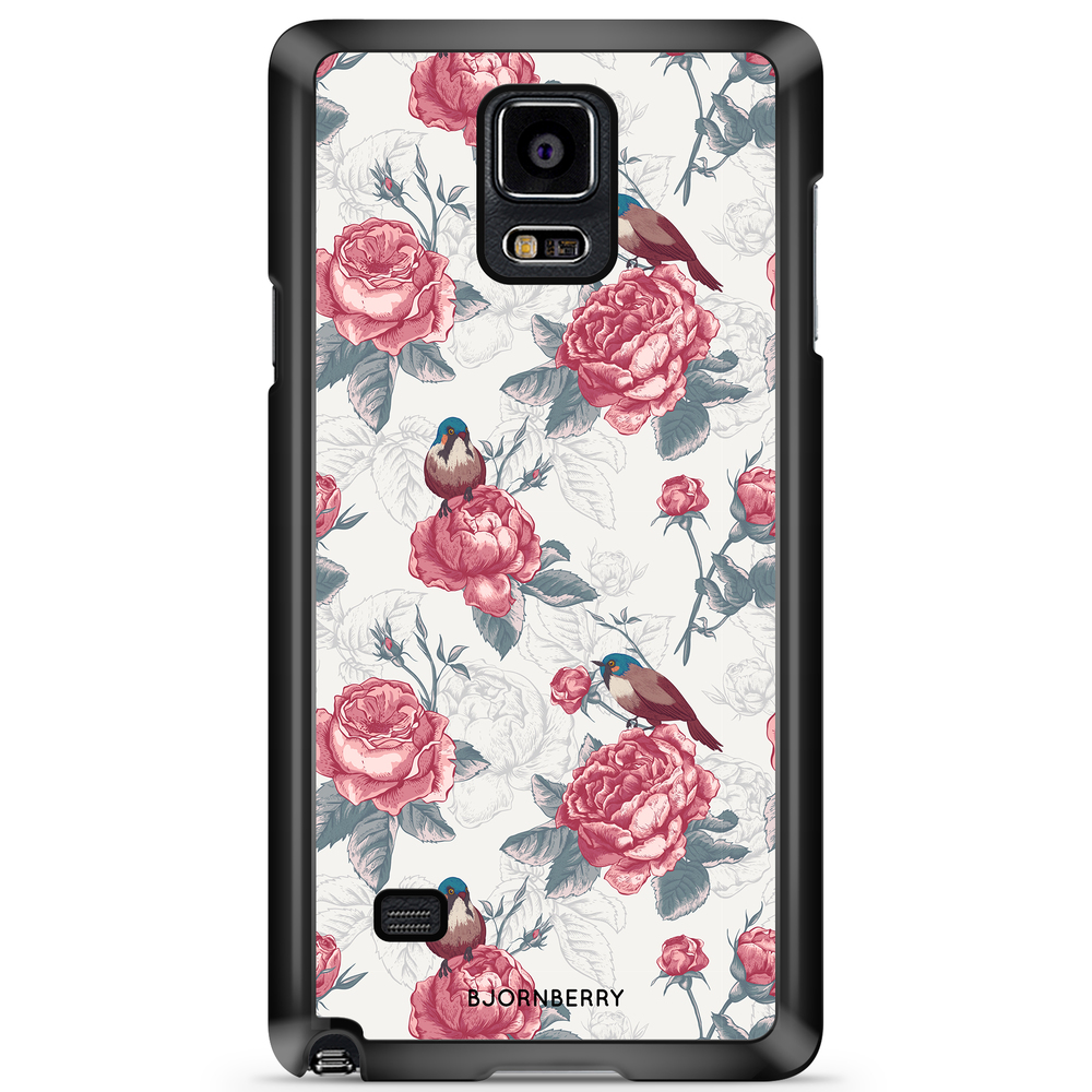 Samsung Galaxy Note 4 Case - Roses and Birds