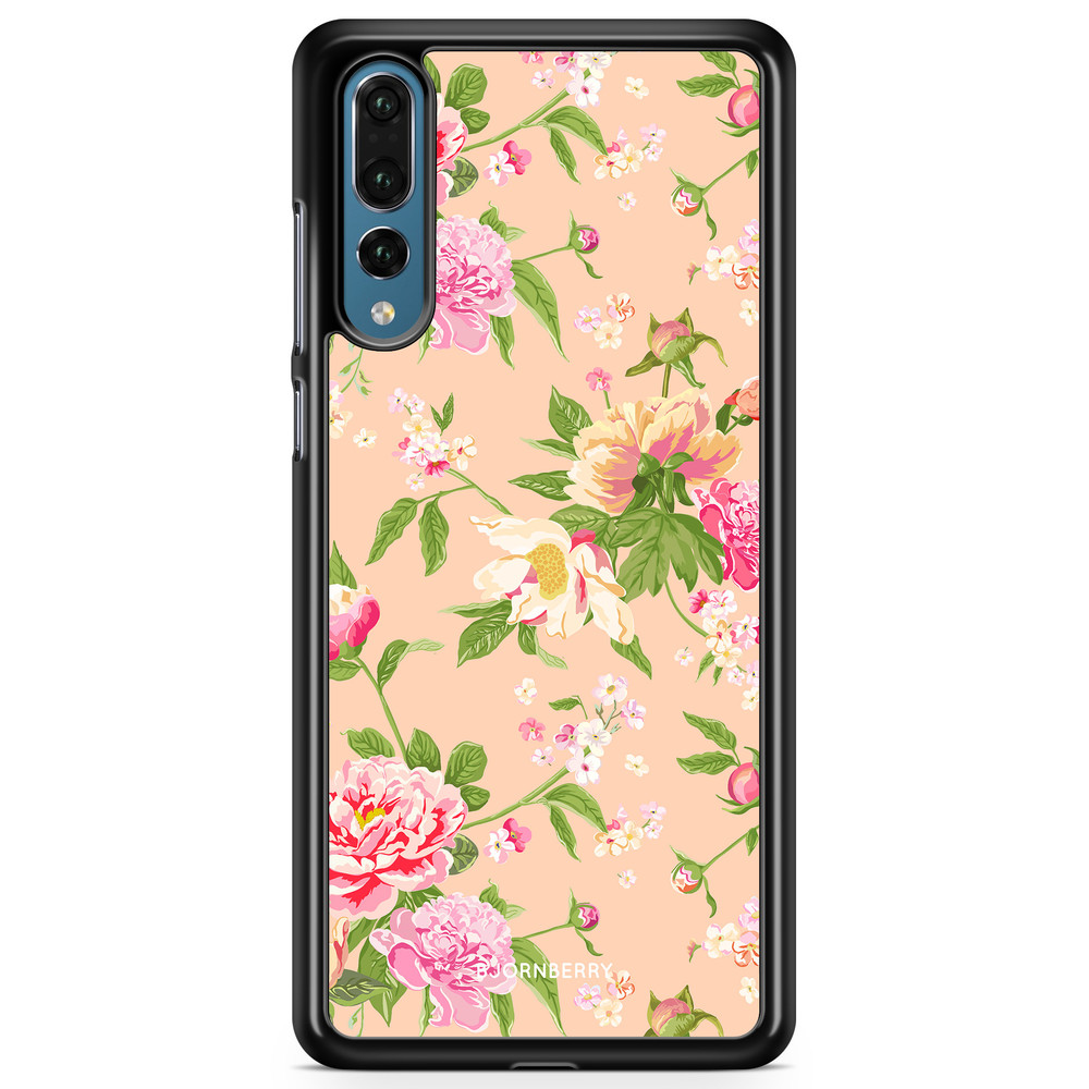 Huawei P20 Pro Case - Peony Flowers