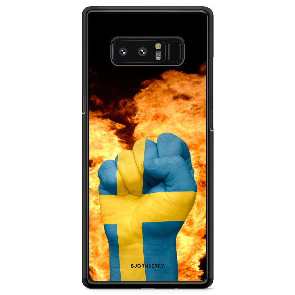 Samsung Galaxy Note 8 Case - Sweden Hand