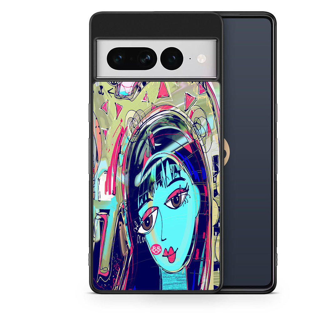 Google Pixel 7 Pro Case - Abstract Cat