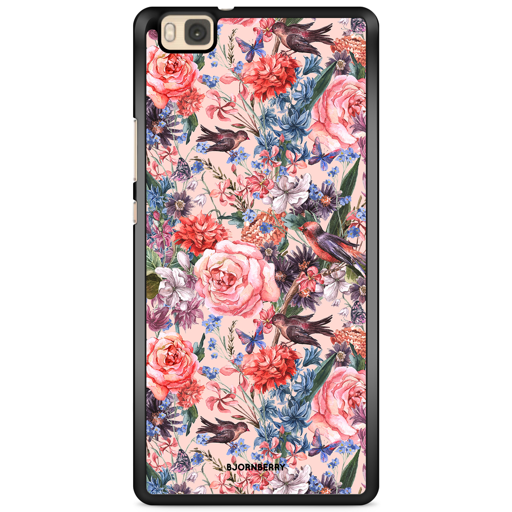 Huawei P8 Lite Case - Birds & Flowers