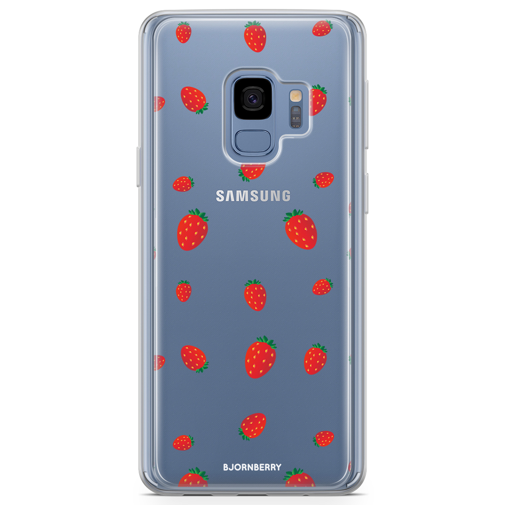 Samsung Galaxy S9 Fashion Case - Strawberry Pattern