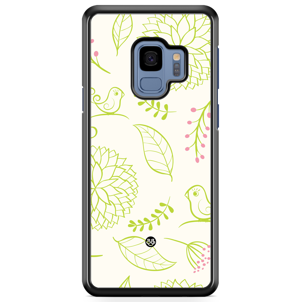 Samsung Galaxy S9 Case - Green Floral