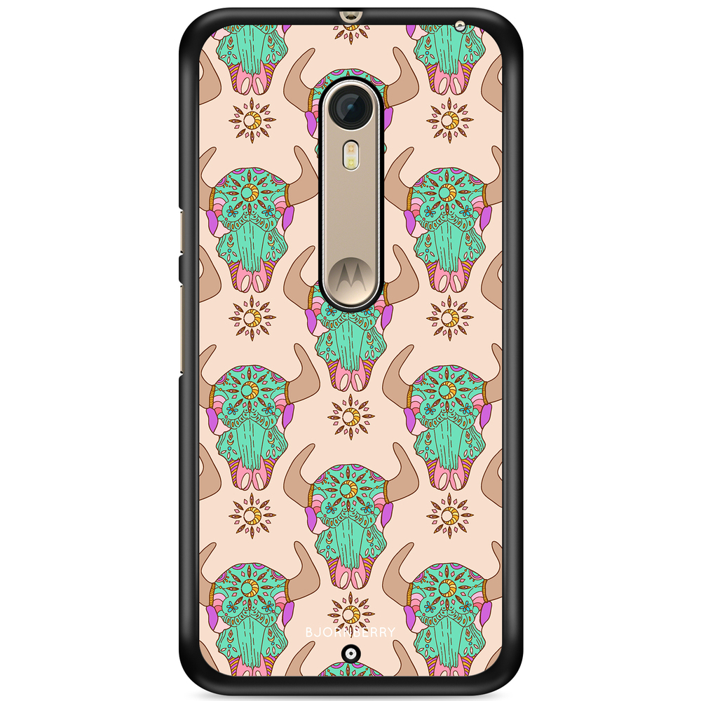 Moto X Style Case - Beautiful Skulls