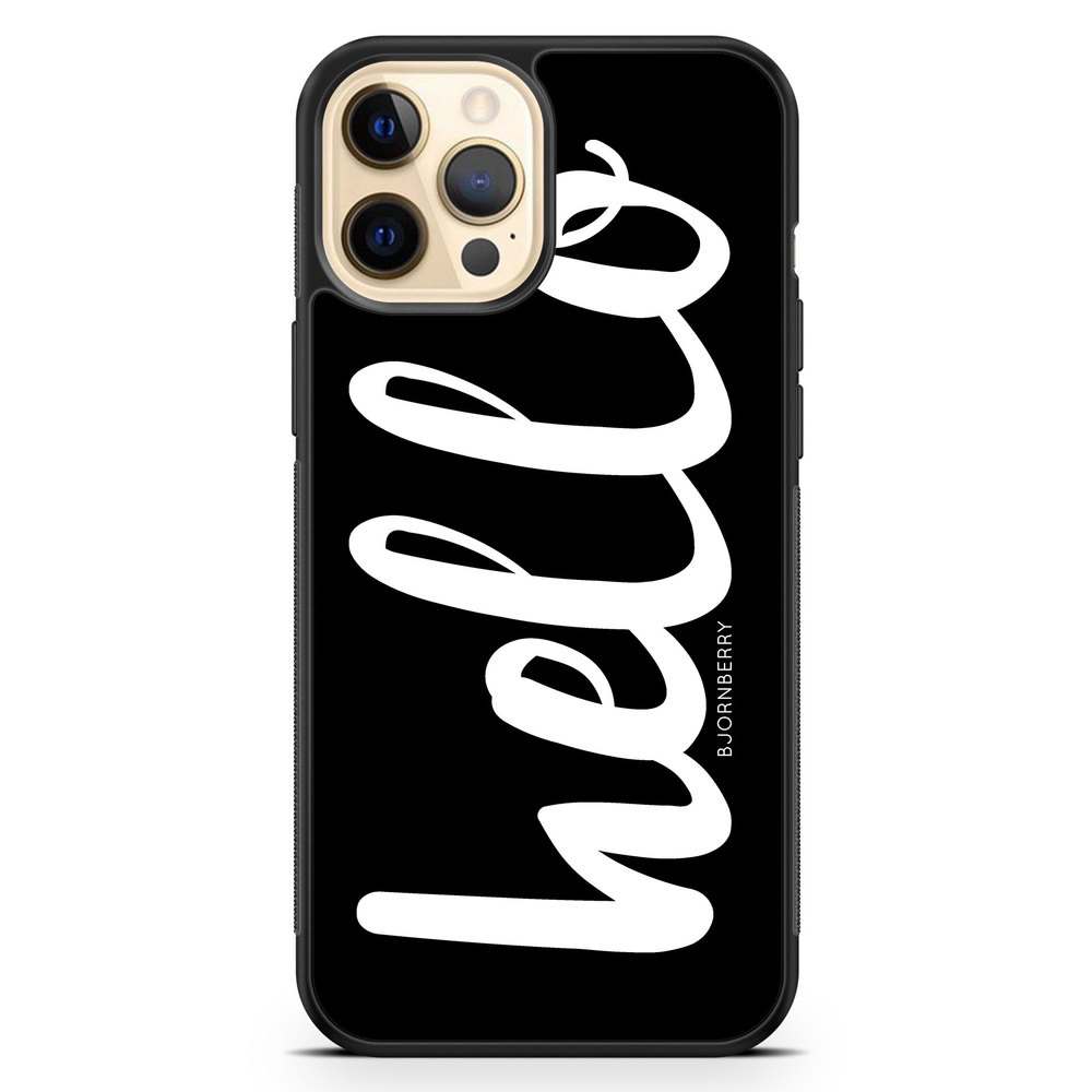 iPhone 12 Pro Max Case - Hello White