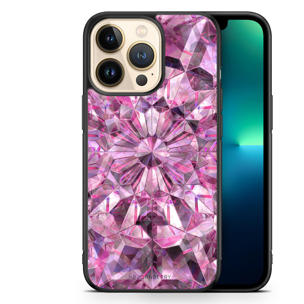 iPhone 13 Pro Case - Pink Crystals