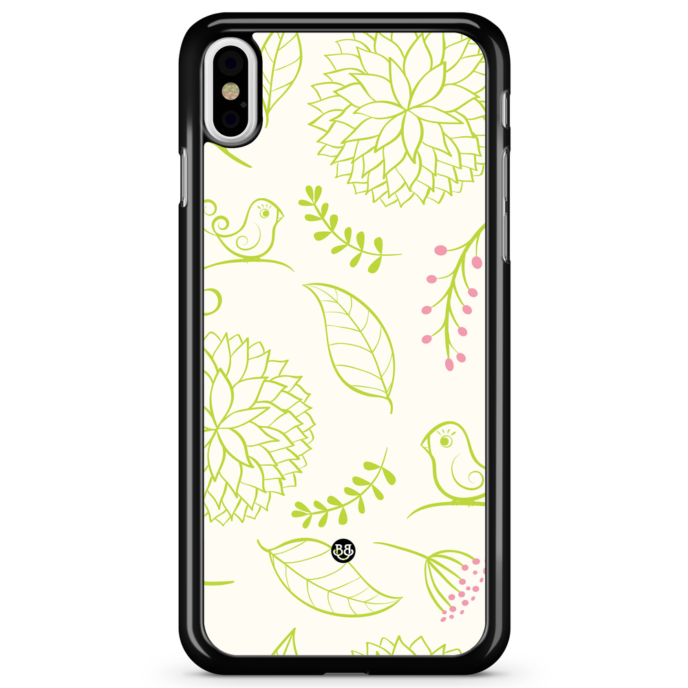 iPhone X / XS Case - Green Floral