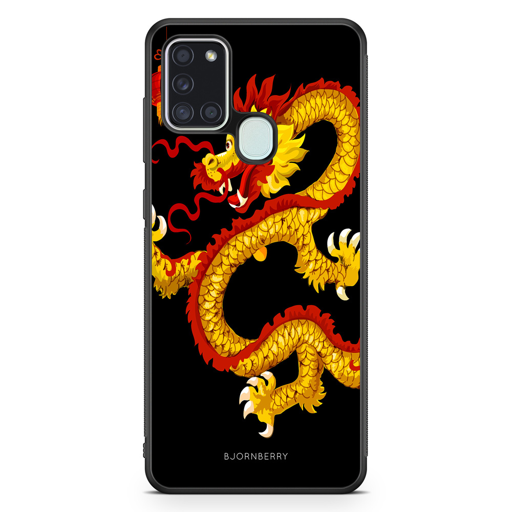Samsung Galaxy A21s Case - Yellow Dragon