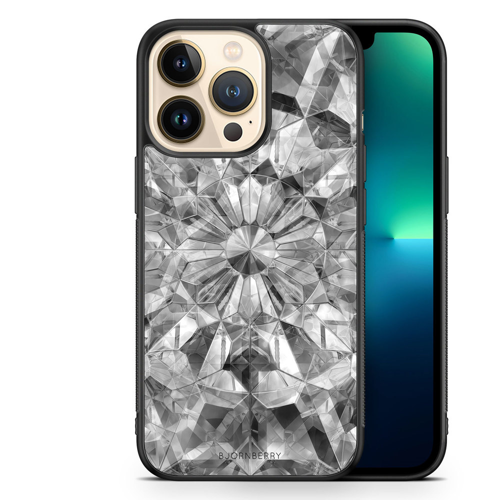 iPhone 13 Pro Case - Grey Crystals