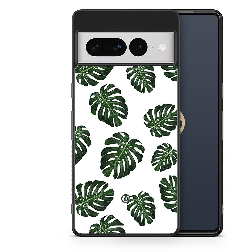 Google Pixel 7 Pro Case - Monstera Pattern