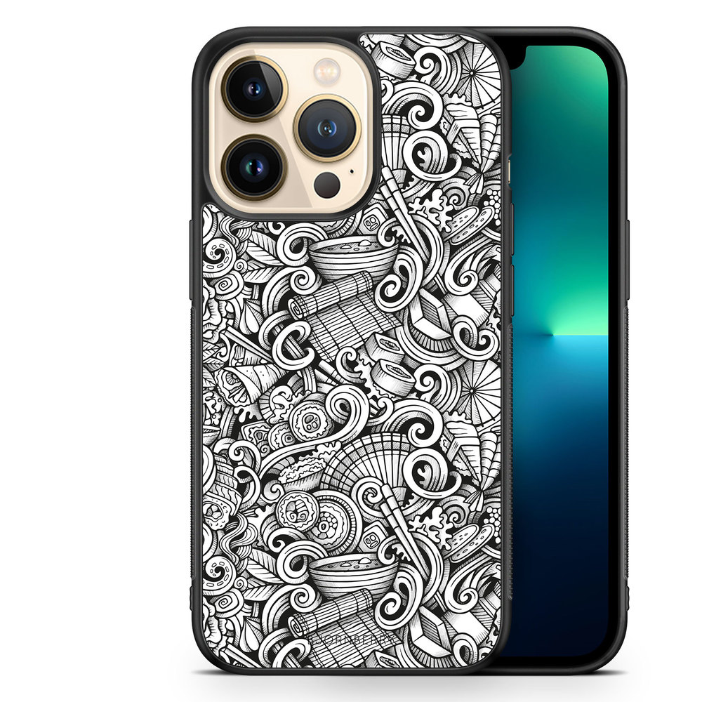 iPhone 13 Pro Case - Japanese Pattern