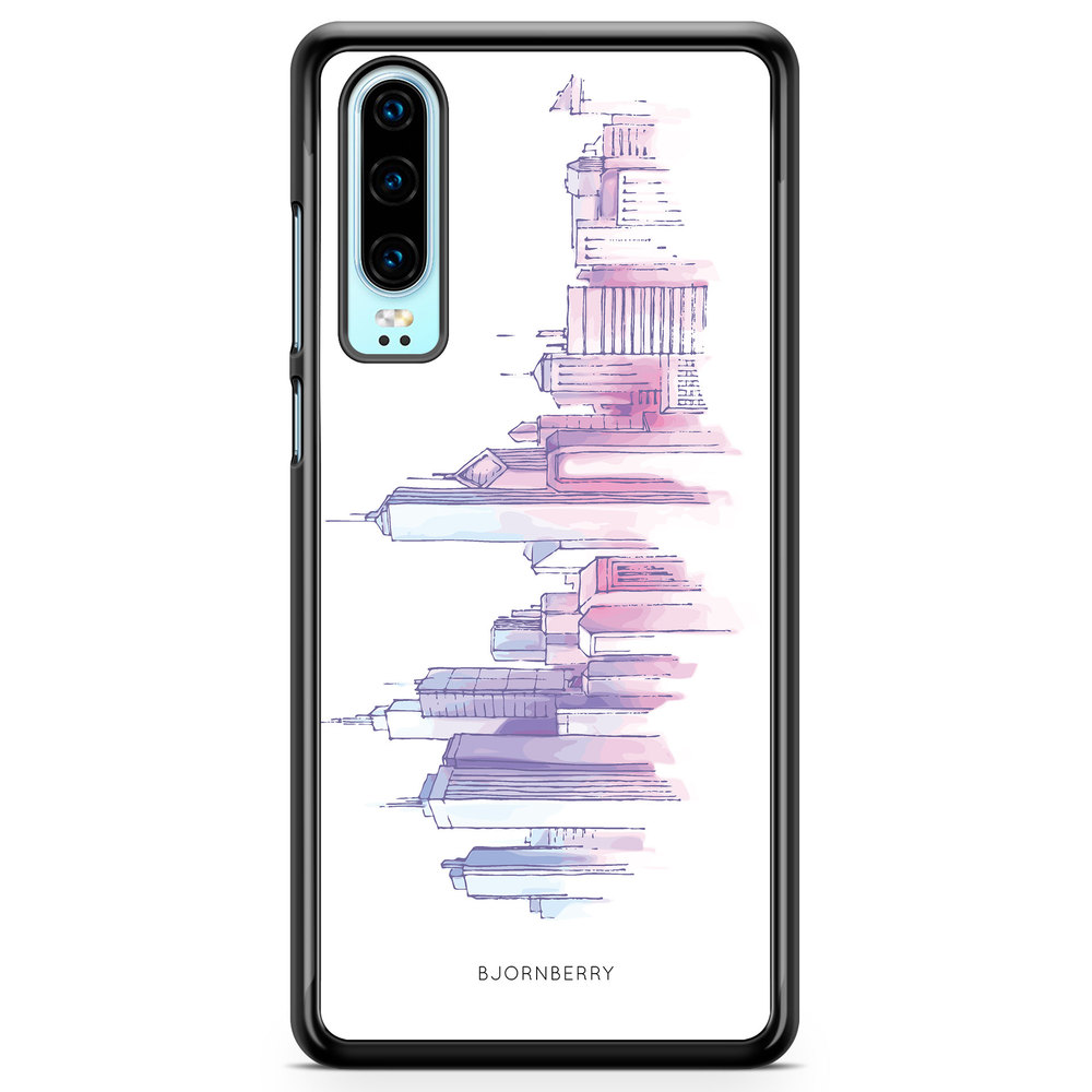 Huawei P30 Case - Watercolor Skyline