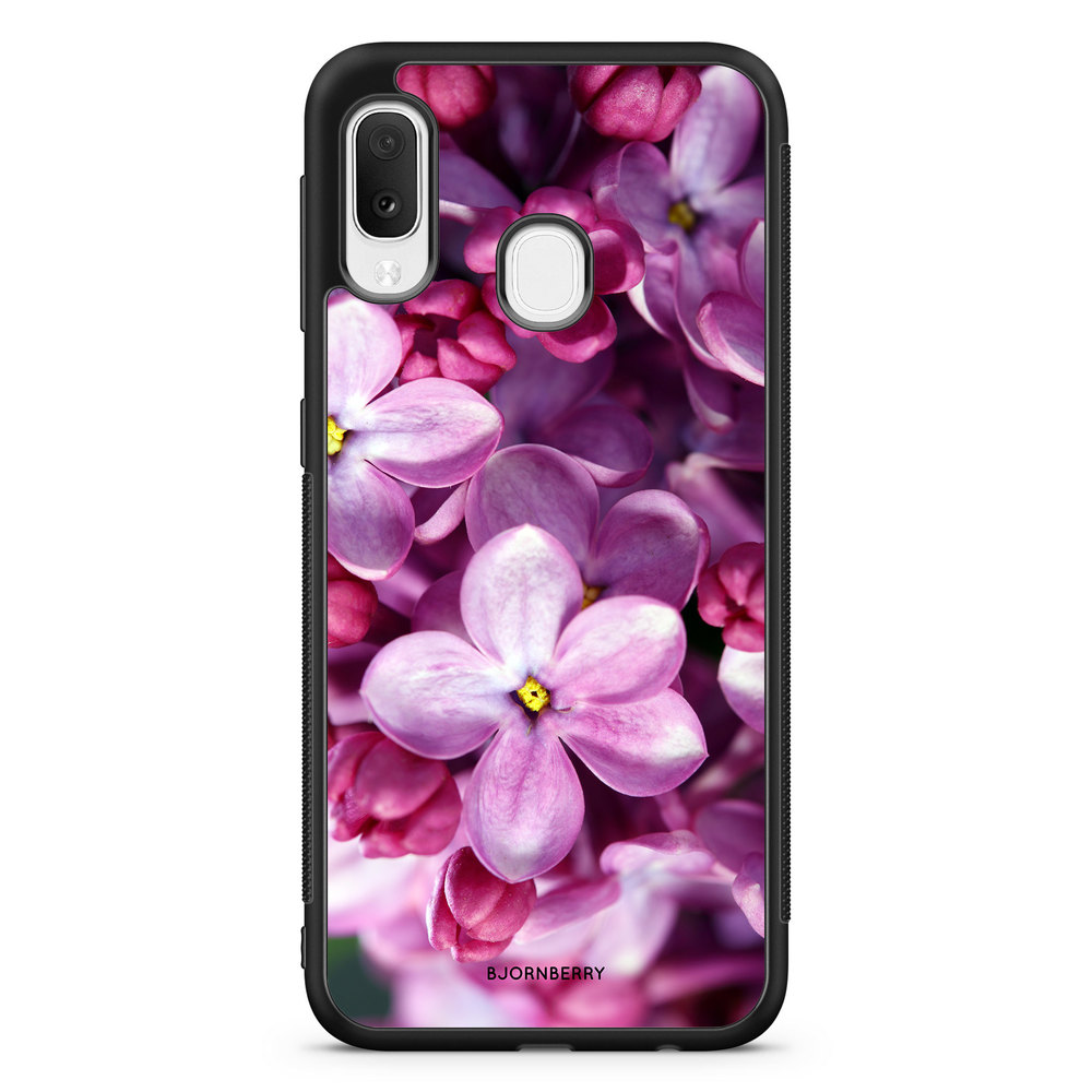 Samsung Galaxy A20e Case - Purple Spring Flower