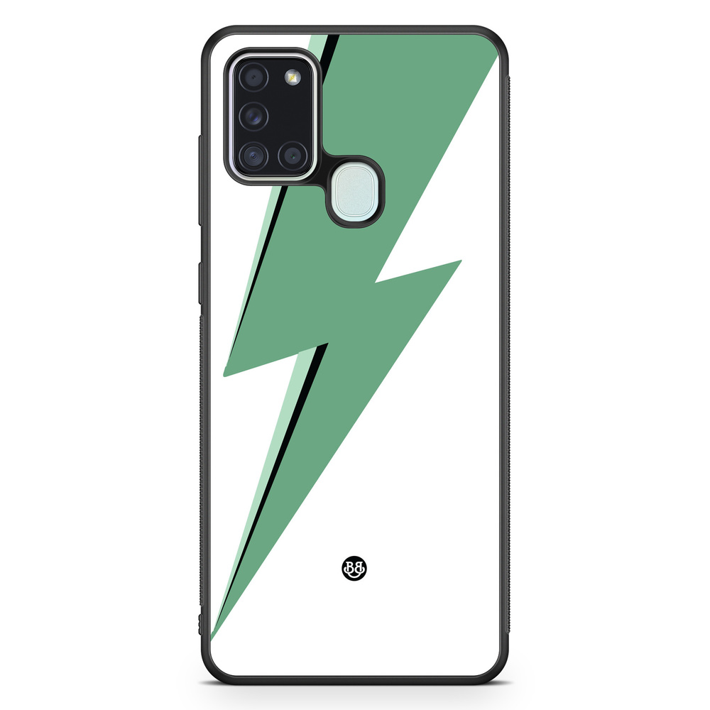Samsung Galaxy A21s Case - Mint Green Bowie
