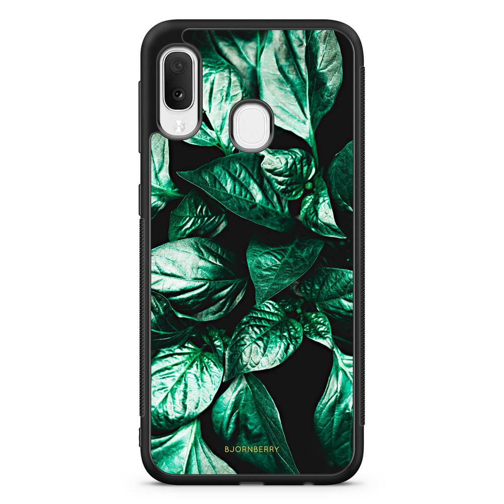 Samsung Galaxy A20e Case - Green Leaves