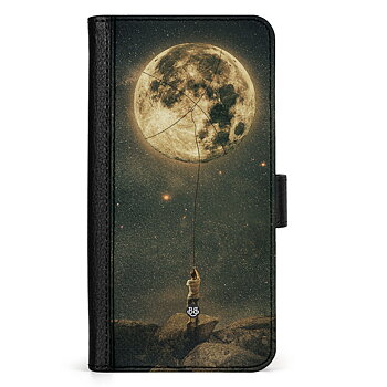 Motorola Moto G53 Wallet Case - Rope Around The Moon