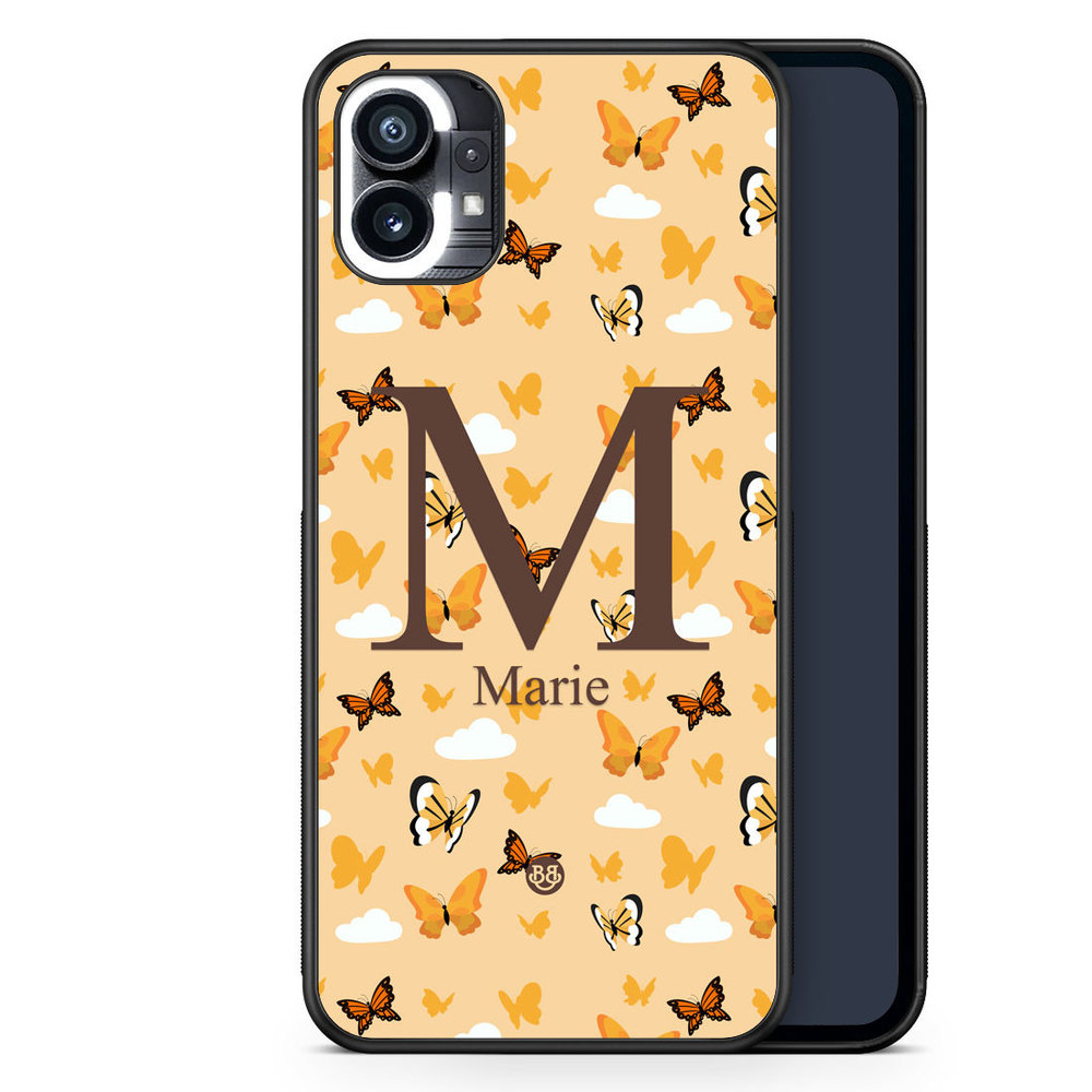 Nothing Phone (1) Custom Case - AWAKEN - Orange Butterfly