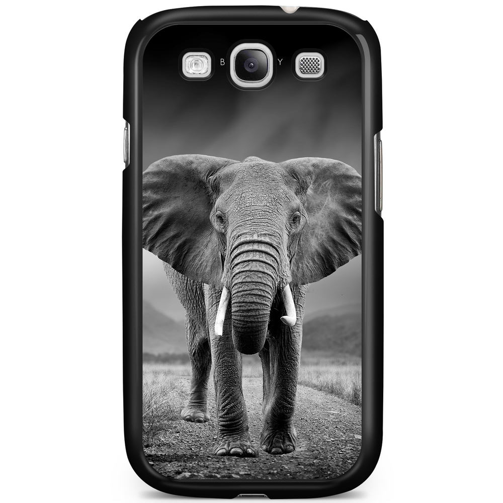 Samsung Galaxy S3 Mini Case - Black/White Elephant