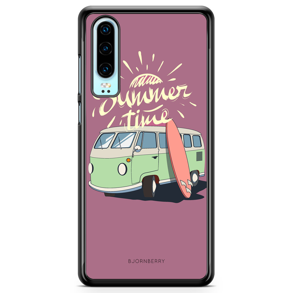 Huawei P30 Case - Summer Van (Pink)