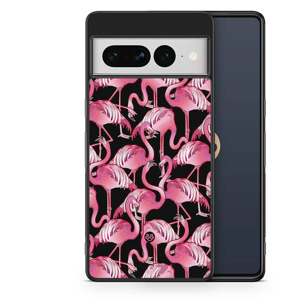 Google Pixel 7 Pro Case - Flamingos