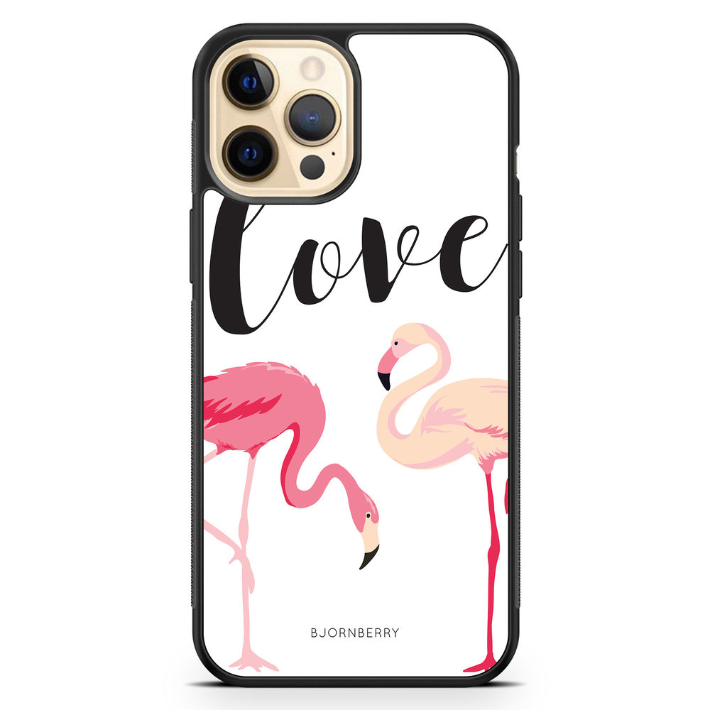 iPhone 12 Pro Max Case - Love Flamingo
