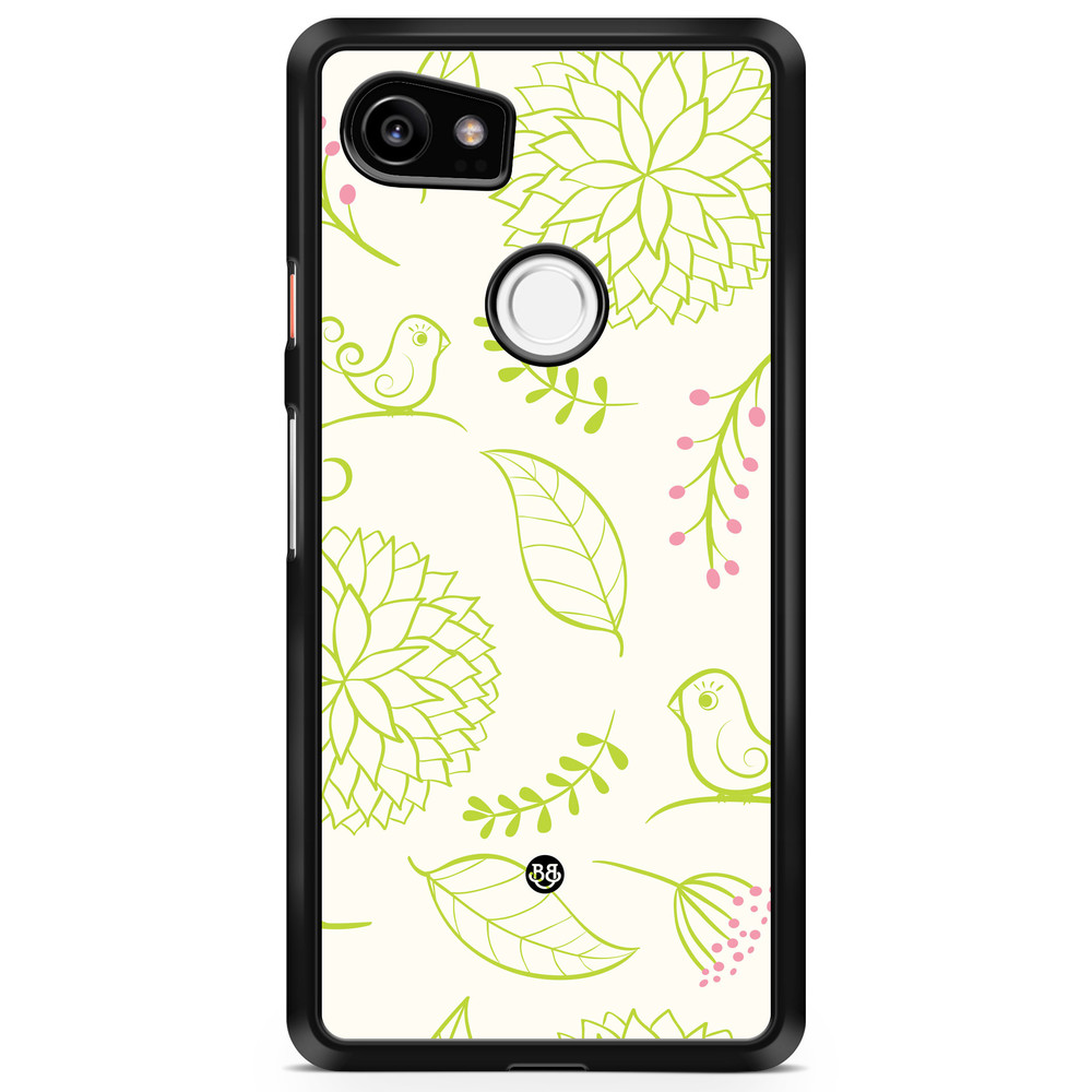 Google Pixel 2 XL Case - Green Floral