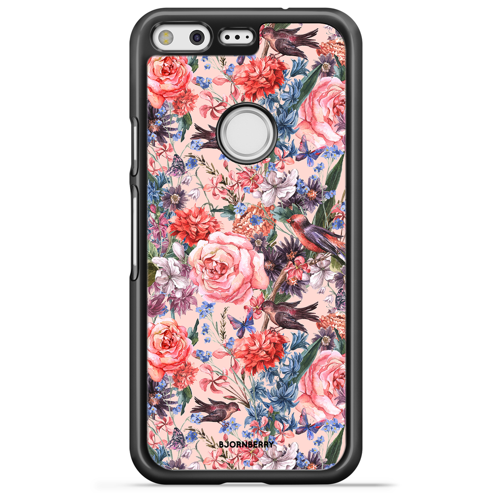 Google Pixel Case - Birds & Flowers