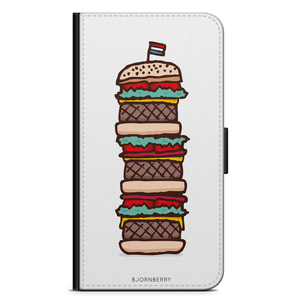 Huawei P20 Wallet Case - Giant hamburger