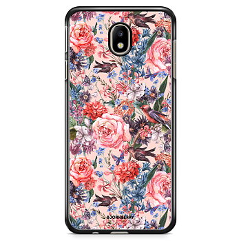 Samsung Galaxy J3 (2017) Skal - Fåglar & Blommor