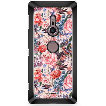 Sony Xperia XZ2 Skal - Fåglar & Blommor