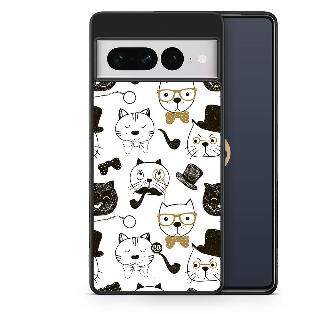 Google Pixel 7 Pro Case - Cartoon cats