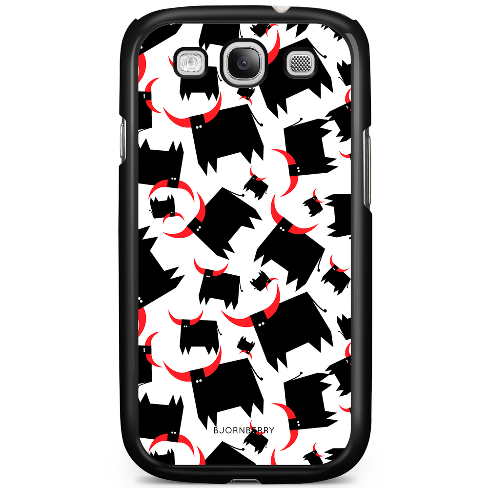 Samsung Galaxy S3 Mini Case - Bull Red Horns