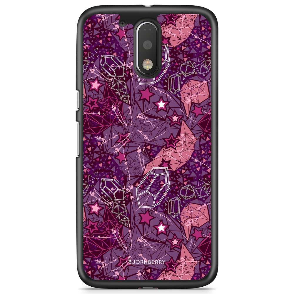 Moto G4/G4 Plus Case - Purple Stars