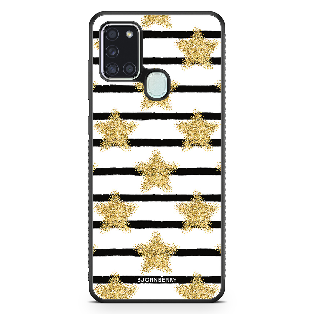 Samsung Galaxy A21s Case - Gold Stars