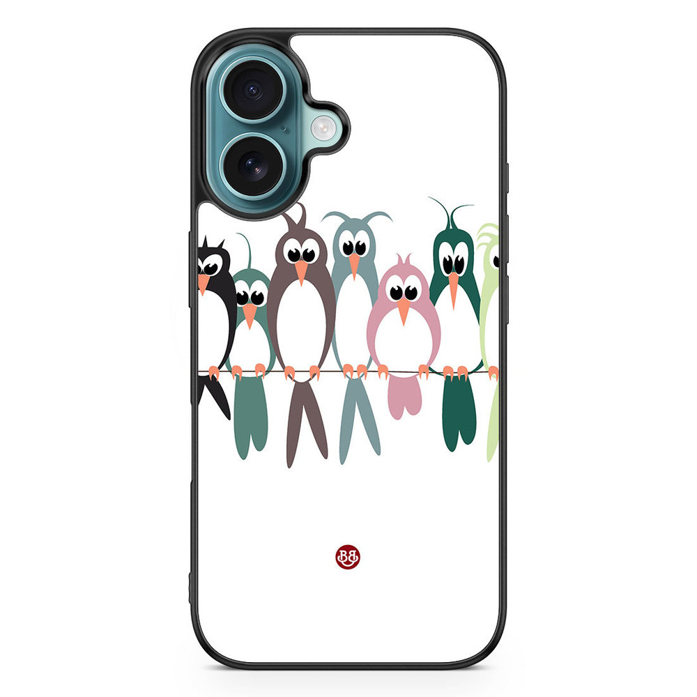 iPhone 16 Case - Birds on a string