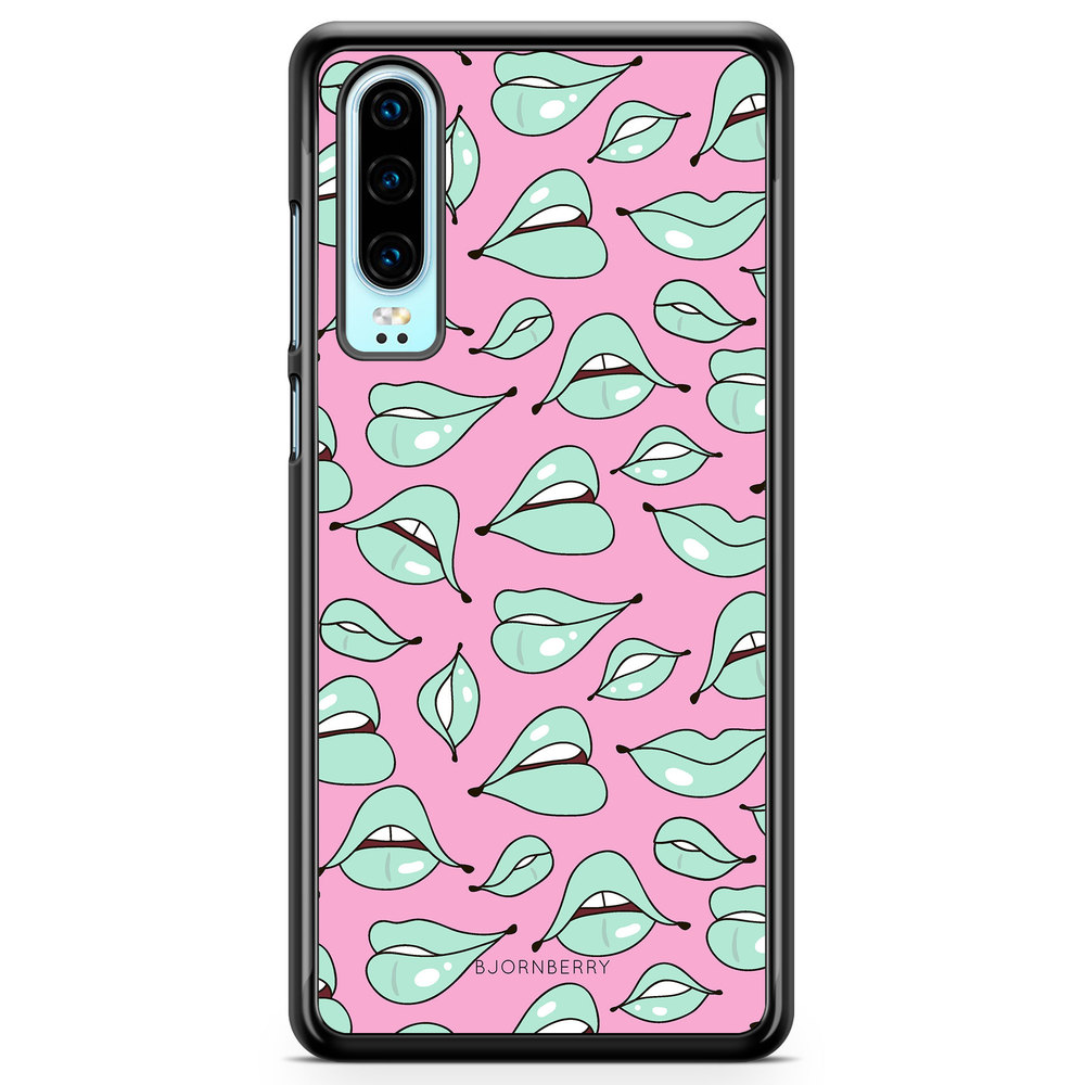 Huawei P30 Case - Green Lips