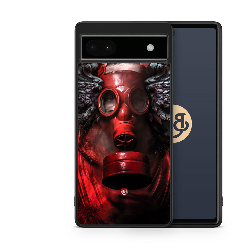 Google Pixel 6a Skal - Gasmask