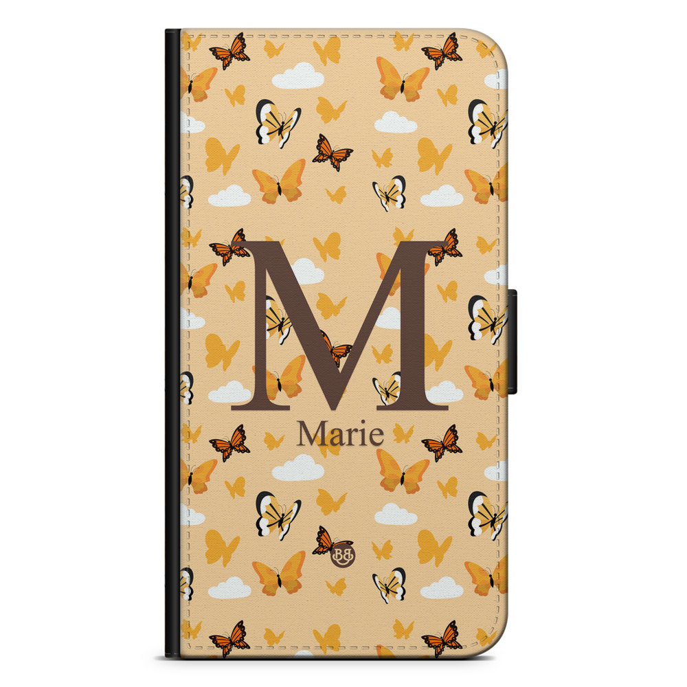 OnePlus 10T Custom Wallet Case - AWAKEN - Orange Butterfly
