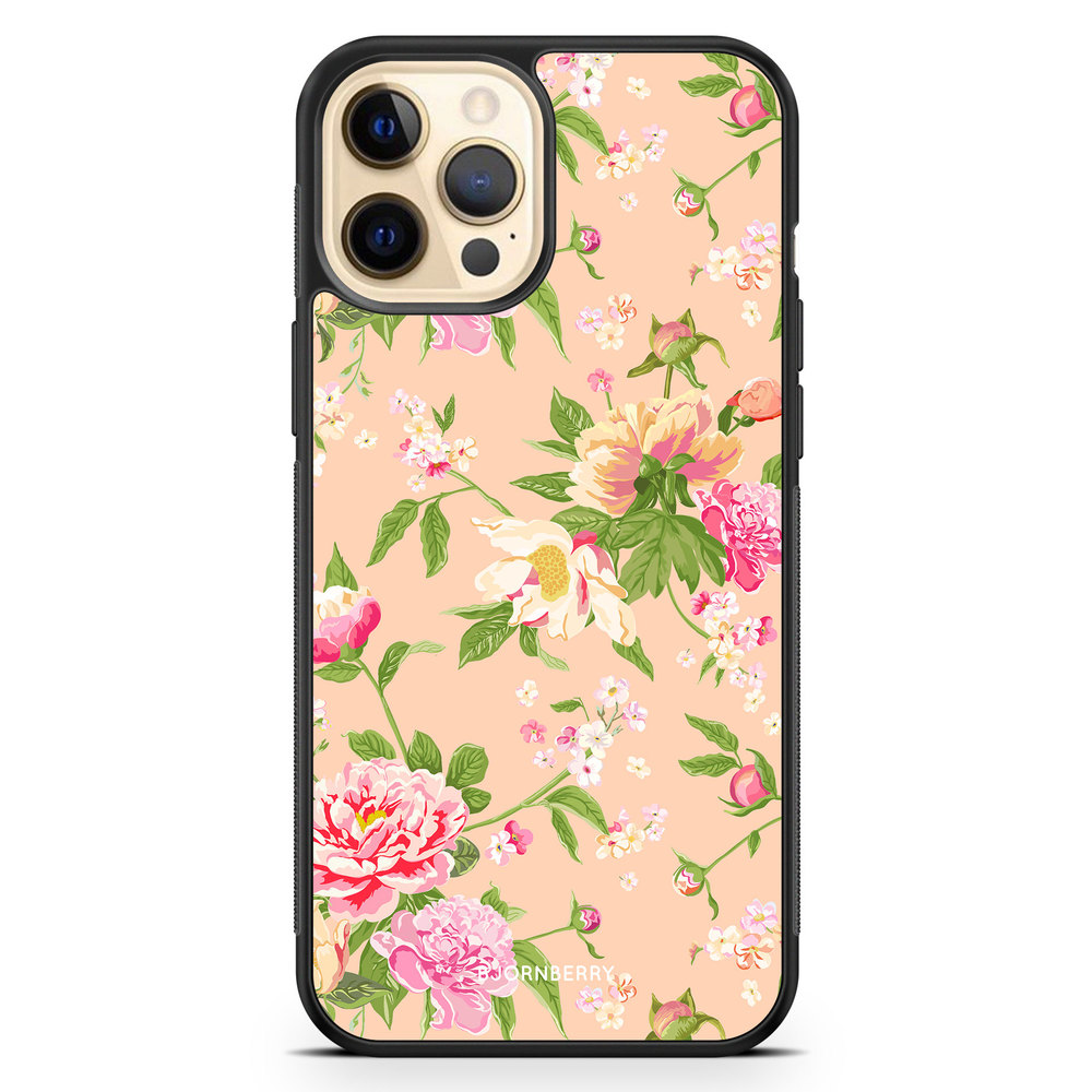 iPhone 12 Pro Max Case - Peony Flowers