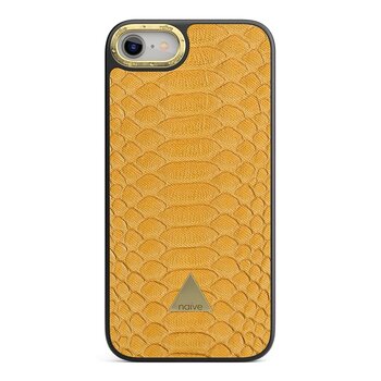 Naive iPhone 8/SE (2020/2022) Skal - Yellow Snake