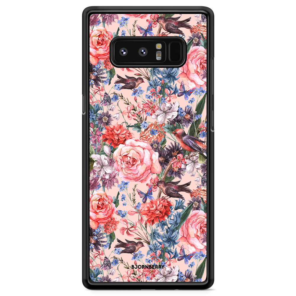 Samsung Galaxy Note 8 Case - Birds & Flowers