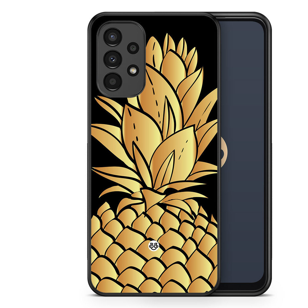 Samsung Galaxy A13 Case - Gold Pineapple